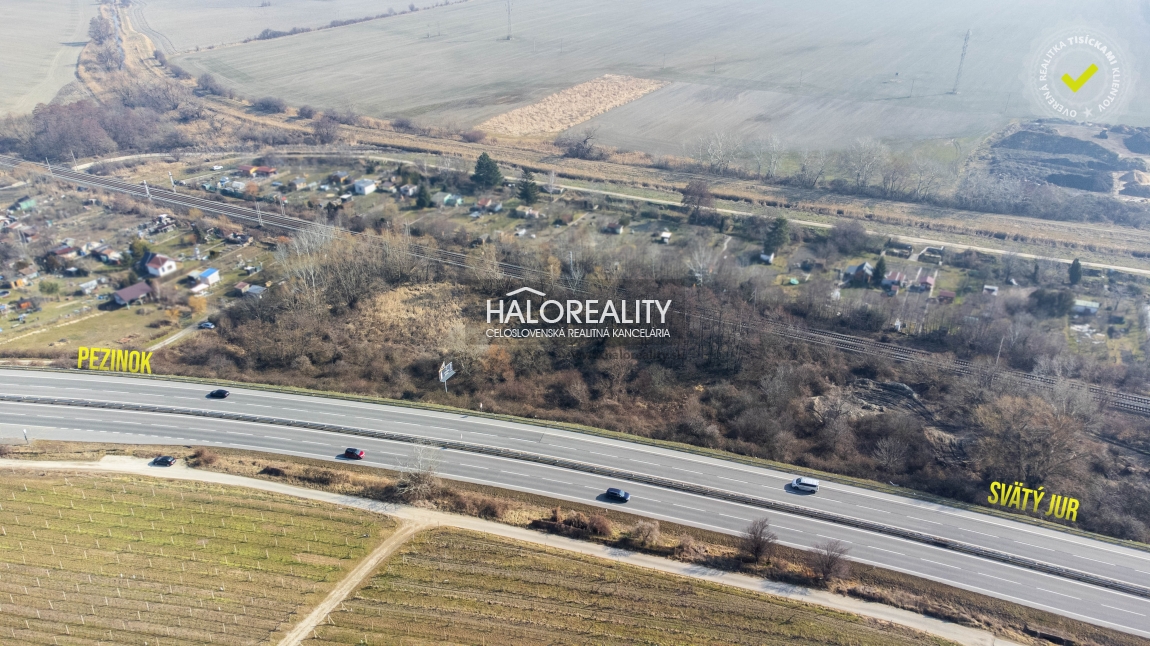 Predaj, pozemok 6867 m² Svätý Jur – EXKLUZÍVNE HALO REALITY