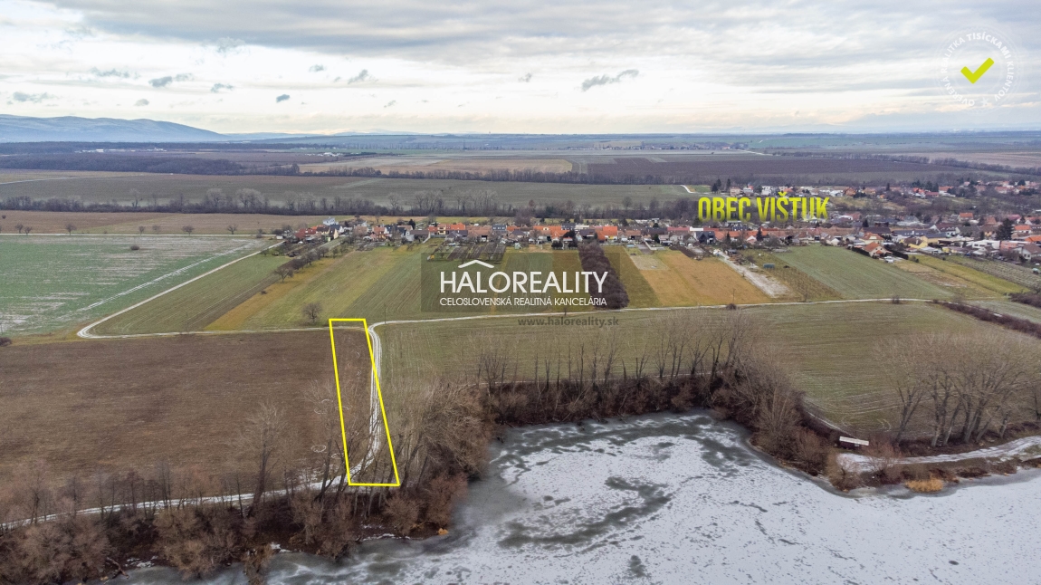 Predaj, pozemok 2391 m² Vištuk – EXKLUZÍVNE HALO REALITY